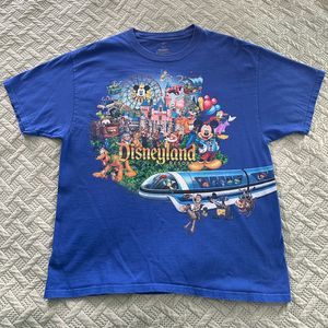 Disney Disneyland Resort and Characters Blue T-Shirt - Men's Size XL
